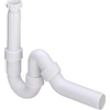 Viega Gootsteenafvoeren Siphon 1.1/4inch inclus tuyau mural Matière synthétique Blanc SW116249
