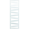 Zehnder Ribbon elektrische handdoekradiator 182.3x50cm 230 volt | 50 Hz Staal Wit glans SW270220