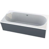 WaveDesign by Wisa Leto Baignoire îlot 190x90x50cm 52cm rectangulaire Acrylique Blanc SW115573