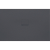 Villeroy & Boch Squaro infinity douchebak - 100x90x4cm - Anthracite (grijs) SW28710