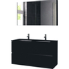 Bruynzeel Miko badmeubelset 121x66.5x51cm met spiegelkast dubbele kom gladstone SW107864 Bruynzeel Miko badmeubelset 121x66.5x51cm met spiegelkast dubbele kom gladstone SW107864
