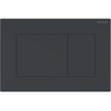 Geberit Sigma30 bedieningplaat met dualflush frontbediening voor toilet/urinoir 24.6x16.4cm mat zwart TWEEDEKANS OUT10261