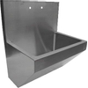 Loggere Wastafel H78xD52cm 2 kraangaten rechthoek vuilafstotend RVS geborsteld SW118617 Loggere Wastafel H78xD52cm 2 kraangaten rechthoek vuilafstotend RVS geborsteld SW118617