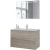 Bruynzeel Miko badmeubelset 101x66x51cm met spiegel bardolino SW336314 Bruynzeel Miko badmeubelset 101x66x51cm met spiegel bardolino SW336314