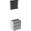 Bruynzeel Pinto badmeubelset 60x65.3x46cm met spiegel bardolino SW112810 Bruynzeel Pinto badmeubelset 60x65.3x46cm met spiegel bardolino SW112810