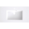 Bruynzeel Matera Wastafel 90x1.5x50cm 1 kraangat Composiet mat wit SW227956 Bruynzeel Matera Wastafel 90x1.5x50cm 1 kraangat Composiet mat wit SW227956