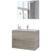Bruynzeel Miko badmeubelset 91x66x51cm met spiegel bardolino SW334473 Bruynzeel Miko badmeubelset 91x66x51cm met spiegel bardolino SW334473