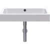 Alape Wastafel D41.5cm 0 kraangaten rechthoek Plaatstaal Wit SW119773 Alape Wastafel D41.5cm 0 kraangaten rechthoek Plaatstaal Wit SW119773