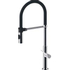 Paffoni Chef Keukenmengkraan 3/8 inch flexibele slang 1 kraangat Zwart SW119898 Paffoni Chef Keukenmengkraan 3/8 inch flexibele slang 1 kraangat Zwart SW119898