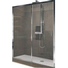 Novellini porte de douche 1 porte coulissante avec revêtement anti-calcaire SW115983