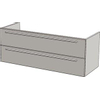 Bruynzeel Bando/Combo Onderbouwkast 120x45x45cm 2 laden exclusief grepen mat wit SW119161 Bruynzeel Bando/Combo Onderbouwkast 120x45x45cm 2 laden exclusief grepen mat wit SW119161