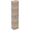 Ideal Standard Tiempo Badmeubelkast H150xB30xD23.5cm 2 deuren linksdraaiend 2 deuren rechtsdraaiend SW119967 Ideal Standard Tiempo Badmeubelkast H150xB30xD23.5cm 2 deuren linksdraaiend 2 deuren rechtsdraaiend SW119967