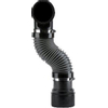 ABU Manchon de raccordement pour évacuation de WC L30cm Plastique Noir SW114220