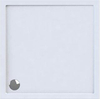 Wisa Maia receveur de douche h5xb90xl90cm vidange 90mm carré acrylique blanc SW115405