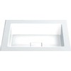 Alape Eb serie inbouw wastafel 45x50cm wit GA71597 Alape Eb serie inbouw wastafel 45x50cm wit GA71597