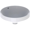 Geberit Variform opbouwwastafel rond 40cm met overloop wit SW405059 Geberit Variform opbouwwastafel rond 40cm met overloop wit SW405059