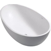 Crosstone Max baignoire îlot 176x96x51cm ovale Solid Surface blanc mat SW96969