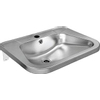 Loggere Exclusiv Wastafel H20xD42cm 45cm 1 kraangat rechthoek RVS mat SW117172 Loggere Exclusiv Wastafel H20xD42cm 45cm 1 kraangat rechthoek RVS mat SW117172
