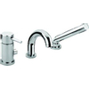 Paffoni Stick mitigeur bain 3/4" 3 trous de robinet limitation de température chrome brillant SW119018 Paffoni Stick mitigeur bain 3/4" 3 trous de robinet limitation de température chrome brillant SW119018