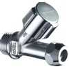Schell comfort robinet d'arrêt d'angle 3/8 pouce droit chro avec brillant SW112460