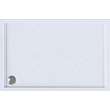 Wisa Maia receveur de douche h5xb80xl100cm 90mm rectangle acrylique blanc SW115407