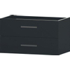 Wavedesign San marino wastafelonderkast 90x45cm antraciet SW98592 Wavedesign San marino wastafelonderkast 90x45cm antraciet SW98592