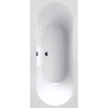 Villeroy & Boch Oberon 2.0 kunststof duobad quaryl rechthoekig 180x80x47cm incl. poten en afvoer-/overloopcombinatie mat wit SW454171 Villeroy & Boch Oberon 2.0 kunststof duobad quaryl rechthoekig 180x80x47cm incl. poten en afvoer-/overloopcombinatie mat wit SW454171