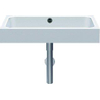 Alape Wastafel D41.5cm 0 kraangaten rechthoek Plaatstaal Wit SW119774 Alape Wastafel D41.5cm 0 kraangaten rechthoek Plaatstaal Wit SW119774