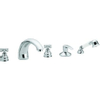Paffoni viola mélangeur de bain 1/2 pouce et 3/4 pouce 5 trous chrome brillant SW119041 Paffoni viola mélangeur de bain 1/2 pouce et 3/4 pouce 5 trous chrome brillant SW119041