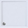Wisa Maia receveur de douche h5xb80xl80cm vidange 90mm carré acrylique blanc SW115403