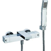 Paffoni Level Badmengkraan (opbouw) 1/2 inch en 3/4 inch thermostatisch temperatuurbegrenzing Chroom glans SW118940 Paffoni Level Badmengkraan (opbouw) 1/2 inch en 3/4 inch thermostatisch temperatuurbegrenzing Chroom glans SW118940