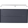 Wavedesign Tivoli wastafelonderkast 100x45cm diamant grey SW98620 Wavedesign Tivoli wastafelonderkast 100x45cm diamant grey SW98620