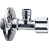 Raminex robinet d''arrêt d''angle 1/2 pouce Droit Chrome brillant SW120562