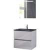 Bruynzeel Miko badmeubelset 71x66.5x51cm spiegel glans wit SW257347 Bruynzeel Miko badmeubelset 71x66.5x51cm spiegel glans wit SW257347