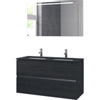 Bruynzeel Miko badmeubelset 121x66.5x51cm met spiegel dubbele kom gladstone SW107875 Bruynzeel Miko badmeubelset 121x66.5x51cm met spiegel dubbele kom gladstone SW107875