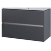 Bruynzeel Miko Onderbouwkast 100x64.5x50.5cm grafiet GA21101 Bruynzeel Miko Onderbouwkast 100x64.5x50.5cm grafiet GA21101