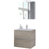 Bruynzeel Miko badmeubelset 71x66x51cm met spiegelkast bardolino SW339909 Bruynzeel Miko badmeubelset 71x66x51cm met spiegelkast bardolino SW339909
