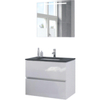 Bruynzeel Miko badmeubelset 81x66.5x51cm spiegel glans wit SW257351 Bruynzeel Miko badmeubelset 81x66.5x51cm spiegel glans wit SW257351
