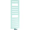 Zehnder Metropolitan Spa Radiateur sèche-serviettes 175x40cm 654 watts Acier Blanc brillant SW129911