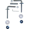 Rezi Garniture de fixation pour abattant de WC acier inoxydable SW114513