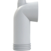 Wisa Coude d'évacuation WC avec raccord pour fontaine ou aérateur blanc GA56457