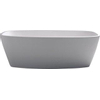 Crosstone Maike vrijstaand bad 78x175x55cm Solid Surface wit mat SW96950 Crosstone Maike vrijstaand bad 78x175x55cm Solid Surface wit mat SW96950