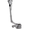 Geberit Uniflex PushControl badafvoer- en overloopcombinatie met waste met drukknop voor standaard bad aansluiting afvoer ø40mm glans verchroomd 0711041 Geberit Uniflex PushControl badafvoer- en overloopcombinatie met waste met drukknop voor standaard bad aansluiting afvoer ø40mm glans verchroomd 0711041