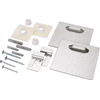 Silkline pince à miroir – métal – fixation invisible – Chrome SW113655