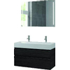 Bruynzeel Roma badmeubelset 100x60.5x46cm met spiegel verlichting gladstone SW108013 Bruynzeel Roma badmeubelset 100x60.5x46cm met spiegel verlichting gladstone SW108013