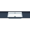 Alape Wastafel D40.2cm 0 kraangaten rechthoek Plaatstaal Wit SW119772 Alape Wastafel D40.2cm 0 kraangaten rechthoek Plaatstaal Wit SW119772