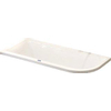 Duscholux Prime-line Ligbad B75xL170cm met gat rechthoek met overloop Acryl Wit SW114273 Duscholux Prime-line Ligbad B75xL170cm met gat rechthoek met overloop Acryl Wit SW114273
