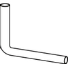 Wisa valpijpbocht - 28x40cm - 5cm - voor closet - wit SW111161