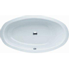 Bette Home baignoire b100xl180cm 52cm avec trou ovale avec trop-plein tôle d'acier pergamon SW113047 Bette Home baignoire b100xl180cm 52cm avec trou ovale avec trop-plein tôle d'acier pergamon SW113047