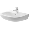 Duravit D-Code Wastafel H18xD43cm 3 kraangaten rechthoek Keramiek Wit SW117193 Duravit D-Code Wastafel H18xD43cm 3 kraangaten rechthoek Keramiek Wit SW117193